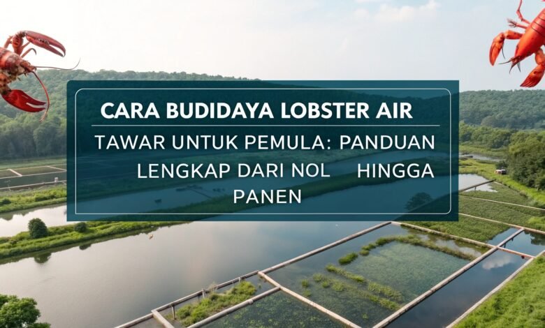 Cara Budidaya Lobster Air Tawar Untuk Pemula: Panduan Lengkap Dari Nol Hingga Panen 1 Cara Budidaya Lobster Air Tawar